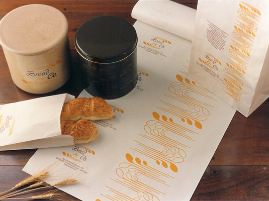 Design Grfico, Identidade Visual - Embalagem Bread & Co.