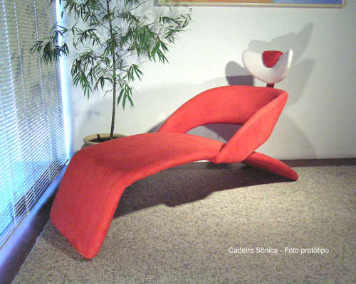 Design de Produto, Conceitual, Mveis - Cadeira Snica, foto do prottipo