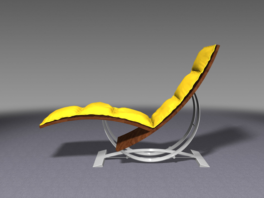 Design de Produto, Conceitual, Móveis - cadeira Arco modelo 3d