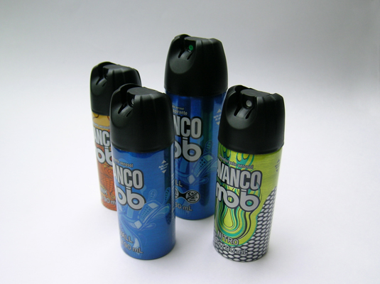 Design de Produto, Embalagem - Tampas para desodorante spray Avano Hypermarcas